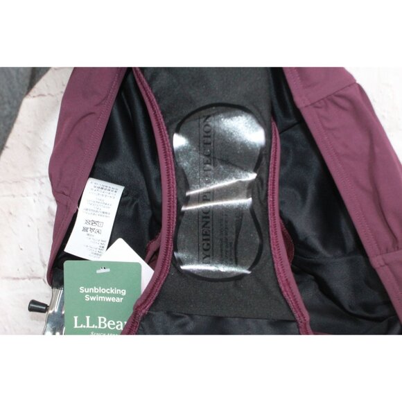 NWT LL Bean Shaping Swimwear Flattering Details High Waist Brief Red 18 - Picture 9 of 11